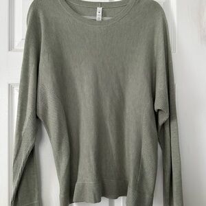 Lululemon Athletica Olive Knit Sweater